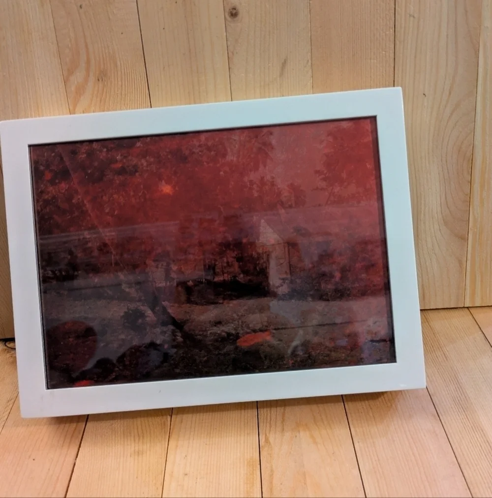 White Framed Art Print Box